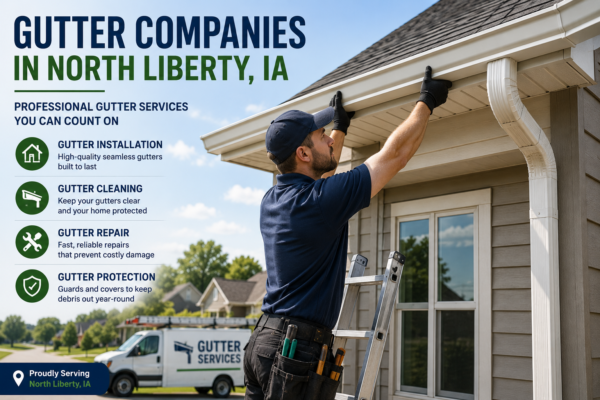 Gutter Companies in North Liberty, IA: What to Look for in Reliable Gutter Services 