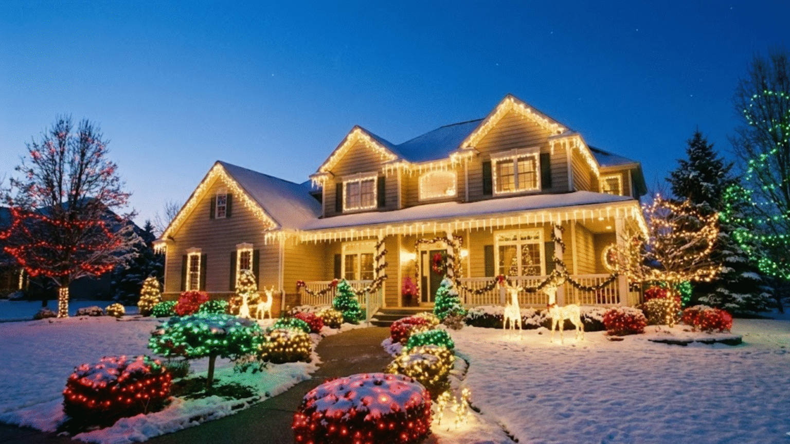 How Expert Installers in Ashburn, VA Improve Safety During Christmas Lighting Installation 