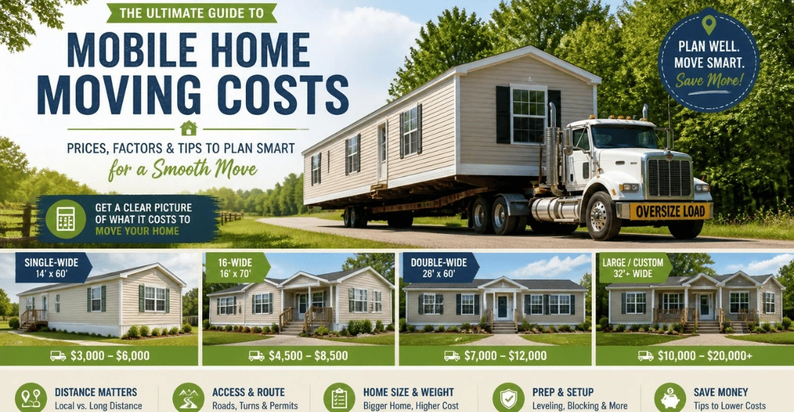 How Much Does It Cost to Move a Mobile Home? A Complete 2026 Guide to Transportation, Permits, and Setup
